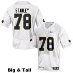 Notre Dame Fighting Irish Men's Ronnie Stanley #78 White Under Armour Authentic Stitched Big & Tall College NCAA Football Jersey RWP6399FK